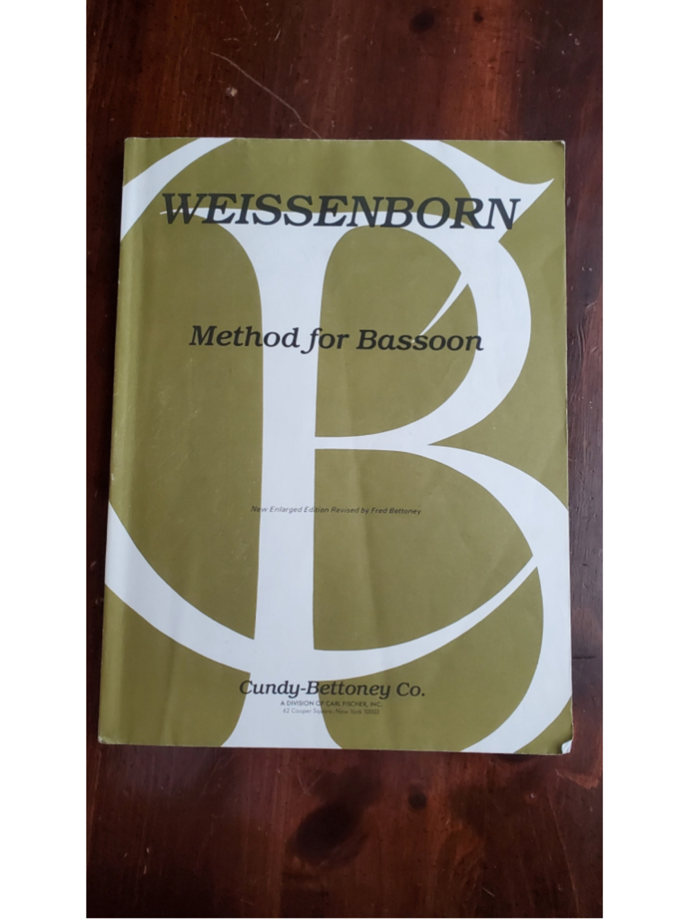Weissenborn Method for Bassoon